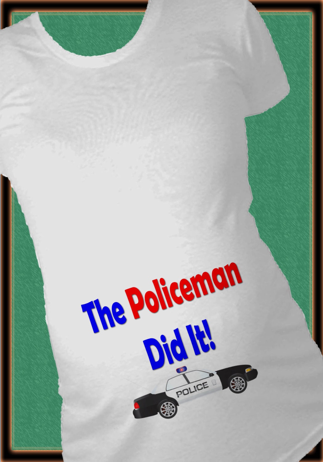 police maternity shirt