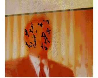 BIRDMAN - Mixed Media Fine Art Ltd Giclee Print