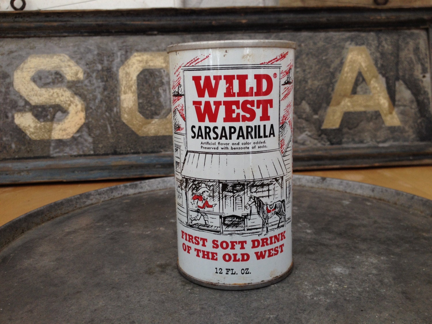 Wild West Sarsaparilla First Soft Drink of the by RockYourBottles