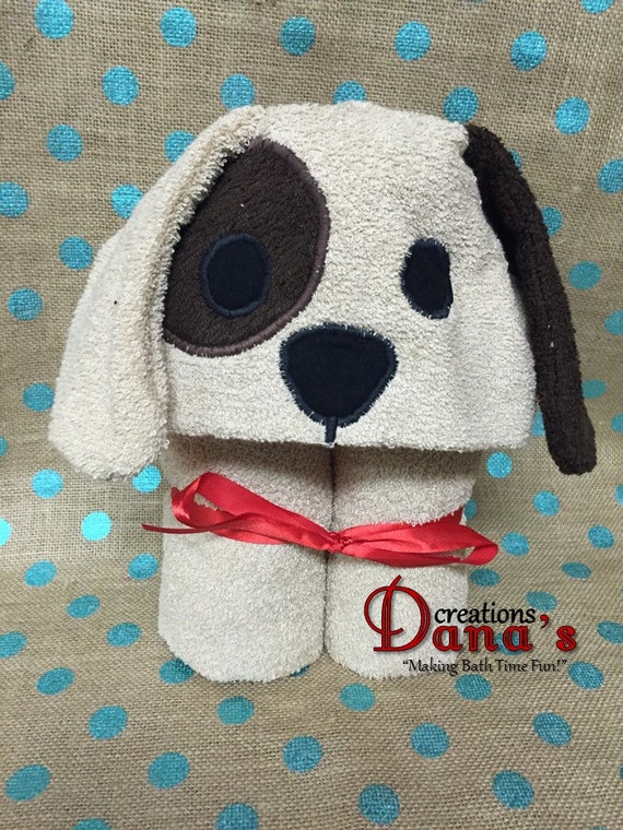 Dog Hooded Towel Puppy Hooded Towel Dog by