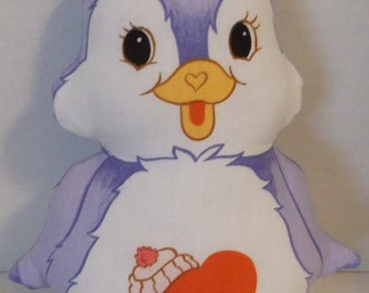 Items similar to Vintage Pattern, Cozy Heart Penguin, Care Bear Cousins