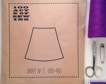 100 Acts of Sewing: Skirt No. 1 - Sewing Pattern