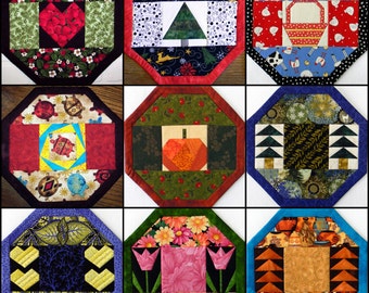 PDF Quilting Paper-Pieced & Craft Patterns by DoodleTimeDesigns