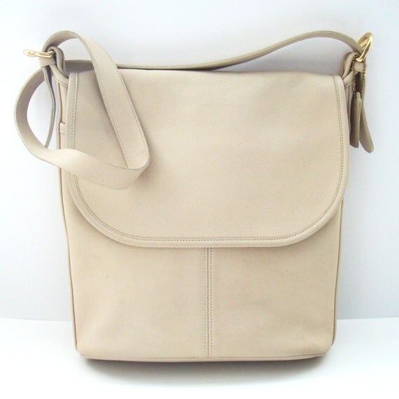 Cream Coach Purse Whitney Cream Beige Large by Flourisheshome