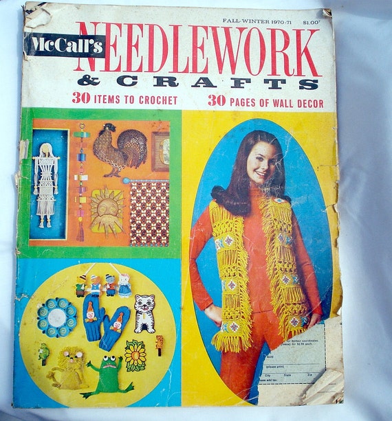 crochet bazaar ideas Large and 1970 Needlework Winter McCall's Crafts 71 Fall Magazine,