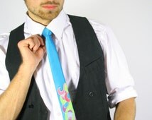Peacock Necktie . Carnival Necktie . Wedding Tie . Manly necktie.Peacock Skinny Tie. Hand Painted Silk Tie. - il_214x170.694476228_2jf3