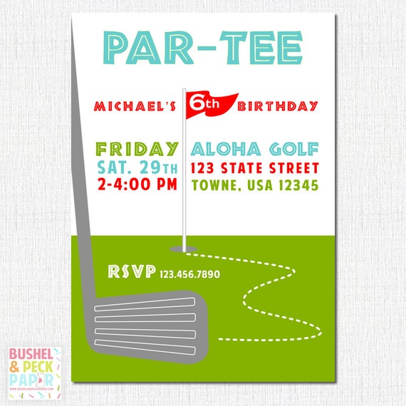 TEE Time Mini Golf Invites Il_570xn