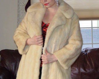 ROYAL Genuine Fox Fur Coat / Arctic Fox Fur Thick Full Pelt