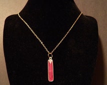 Popular items for red ruby pendant on Etsy