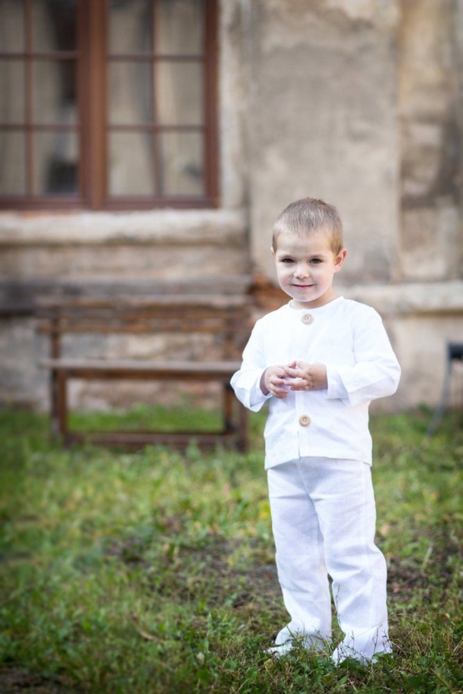 baby boy linen pants