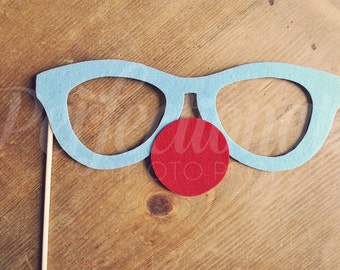 Big Clown Glasses Photo-Booth Prop | Carnival Photo Prop | Circus Photo Prop | Clown Glasses | Clown Prop | Clown Photo Prop