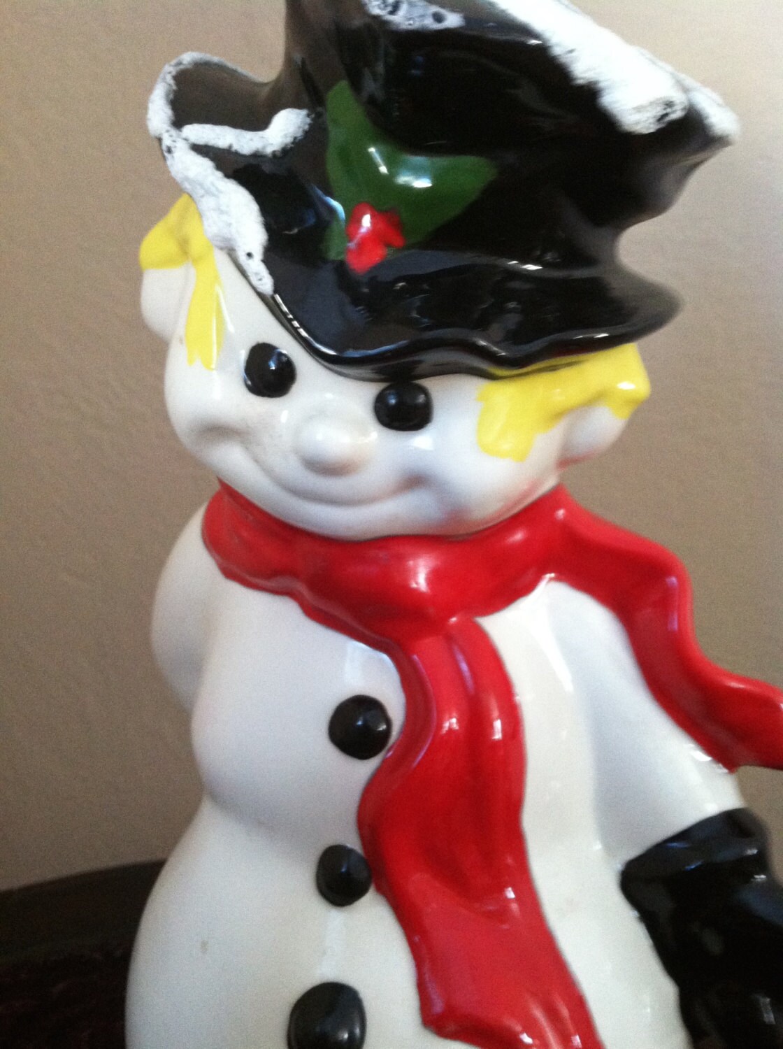 the snowman pottery figures