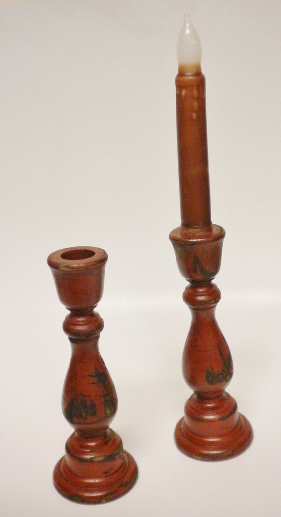 Candle Stick Candle Holder Old Fashion Turned Candle Stick