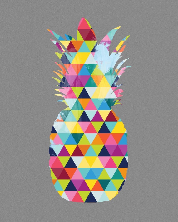 backgrounds pineapple tumblr Art Colorful Bright Pineapple Colourful Geometric Yellow Print