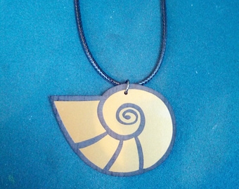 Disneys the little mermaid Ursula shell necklace on cord
