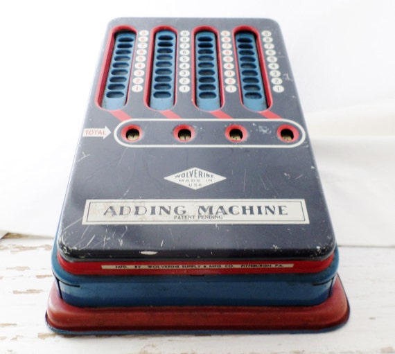 vintage wolverine adding machine