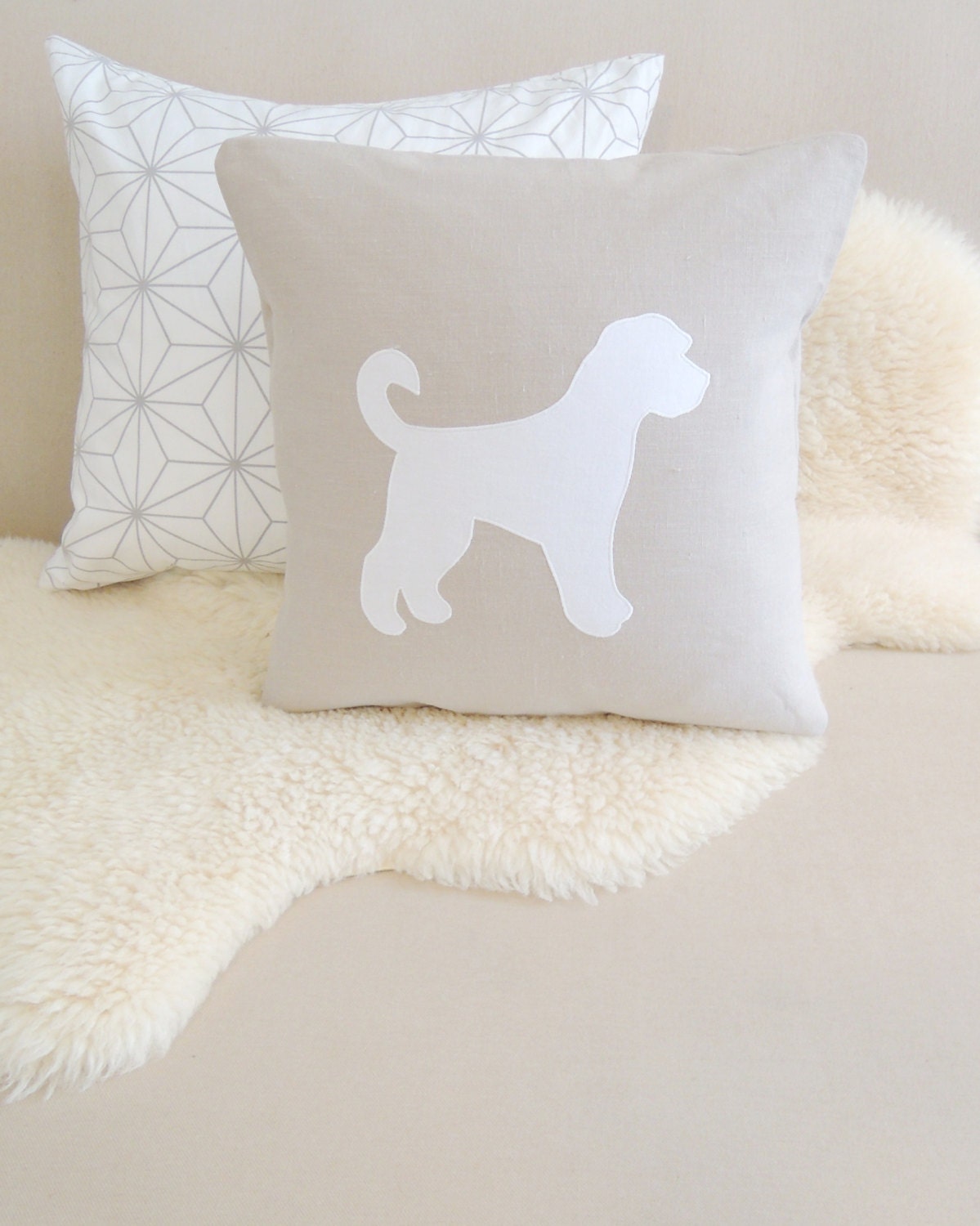 goldendoodle pillow pottery barn