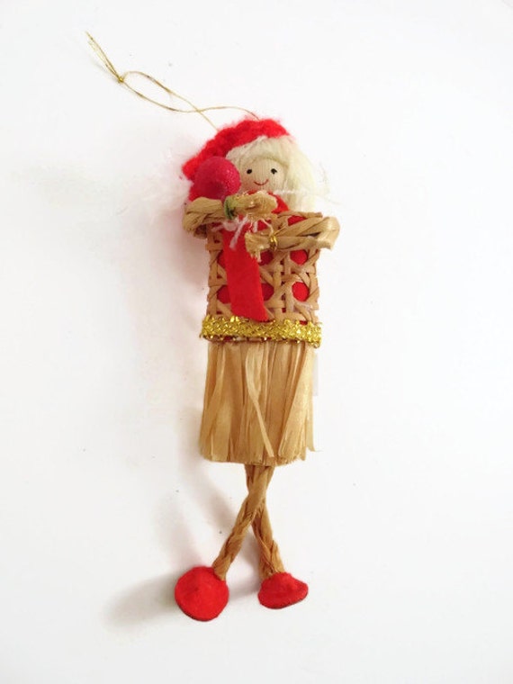 vintage kurt adler corn husk girl christmas ornament vintage vintage kurt adler corn husk girl christmas ornament vintage