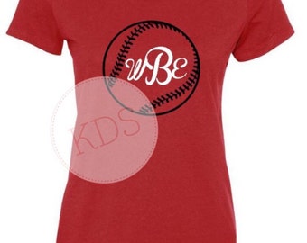 mlb monogram tee