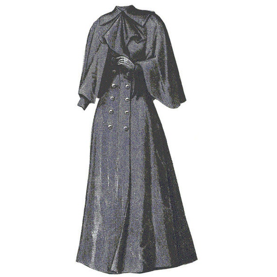 AG1928 1894 Linen Dust Cloak Sewing Pattern by Ageless