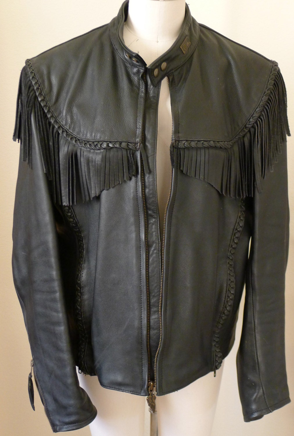 Vintage “Willie G” Harley Davisdon Motorcycle Leather Jacket – Original ...