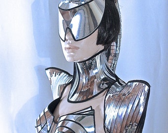 futuristic spine bones armor spartan shoulder armour custom