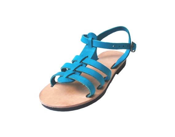 Boys Turquoise Sandals Kids Sandals Childrens Turquoise Shoes Summer ...