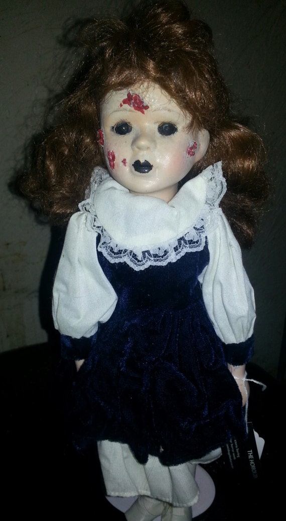 15 inch The Exorcist inspired possessed girl doll. by thehorrorden