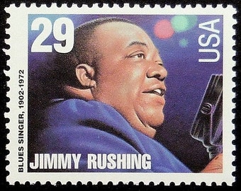 Jimmy Rushing -Blues Singer 1902-1972 -USA -19592 Framed Postage Stamp Art - il_340x270.693544612_r1so