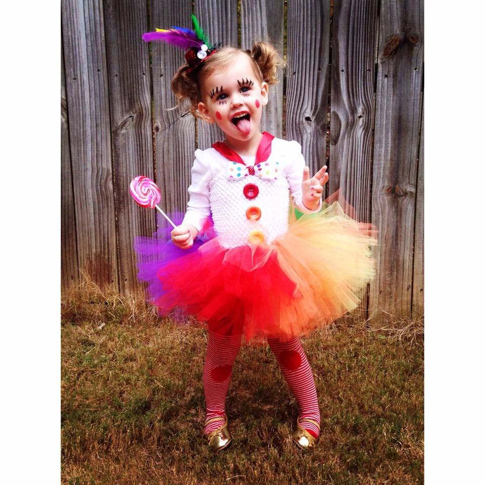 Clown Halloween Costume Tutu Dress