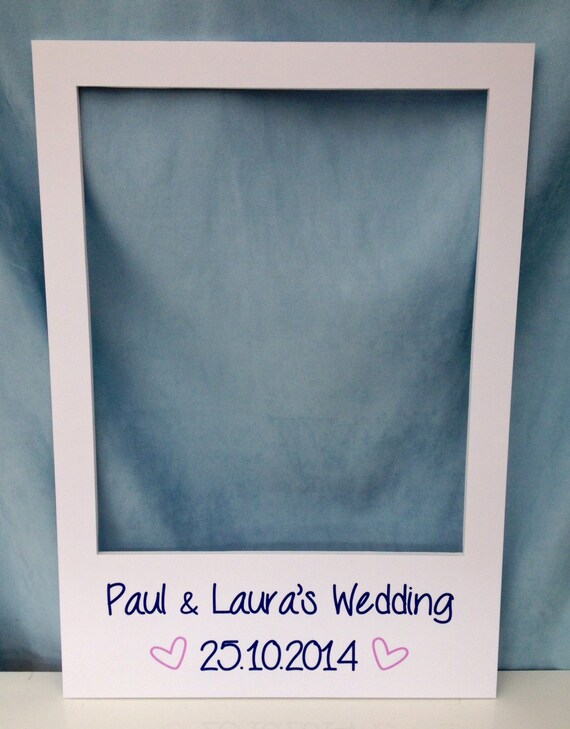 Large/Medium personalised polaroid photo booth by InstaFrameUK