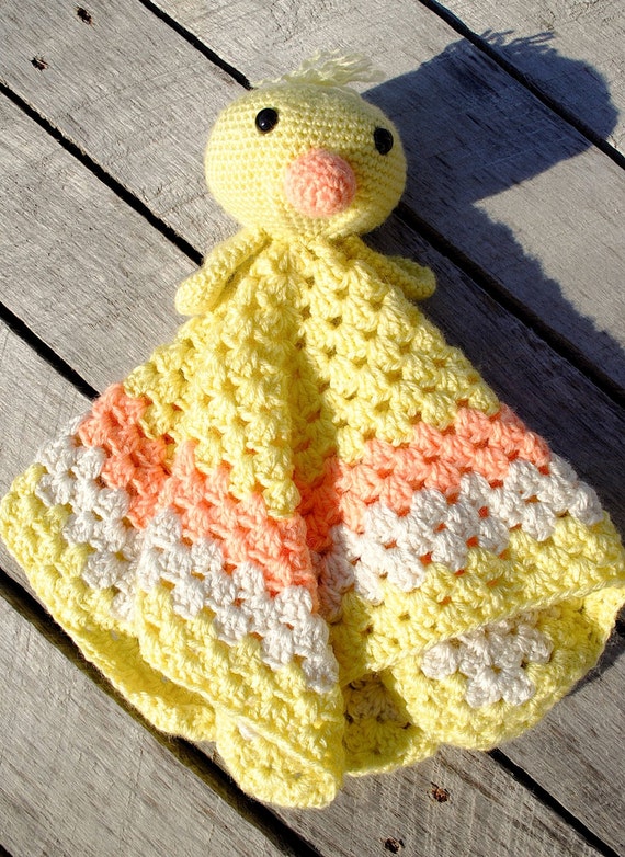 Little Duck blanket and Bunting Crochet Pattern USA ...