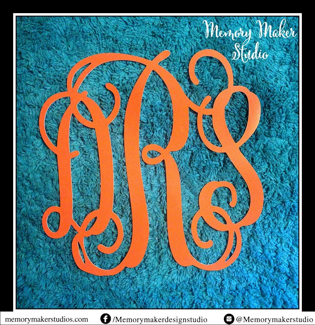 giant monogram