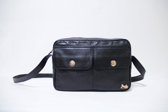 celine small leather messenger bag - CELINE Vintage Designer Handbag Crossbody Bag by CoQBoutique