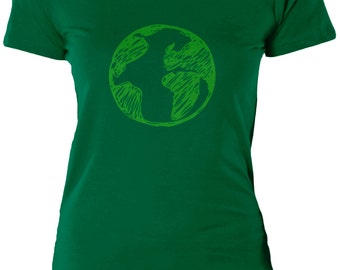 green womens tshirt