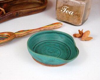 Turquoise Spoon Rest - Made to Order