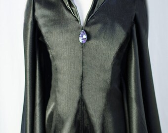 Maleficent Costume Dress for Girls, Maleficent Dress, Maleficent cosplay, Maleficent Halloween costume, cosplay in Black Purple Green