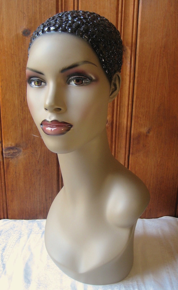 black hair mannequin