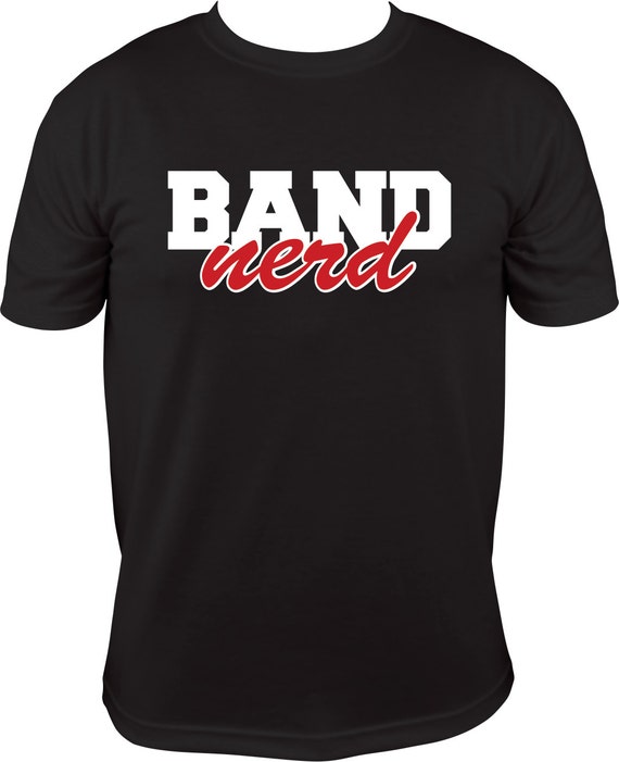 Unisex Band Nerd tshirt high school marching band t shirt