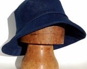 Womens widebrim denim sun hat