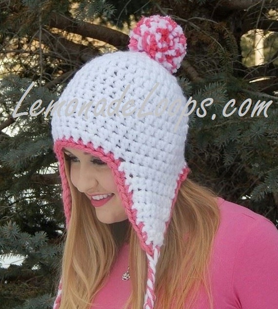 pom maker pom buy Pattern with Beanie Hat Pom Flaps Classy Crochet Beanie Ear Pom