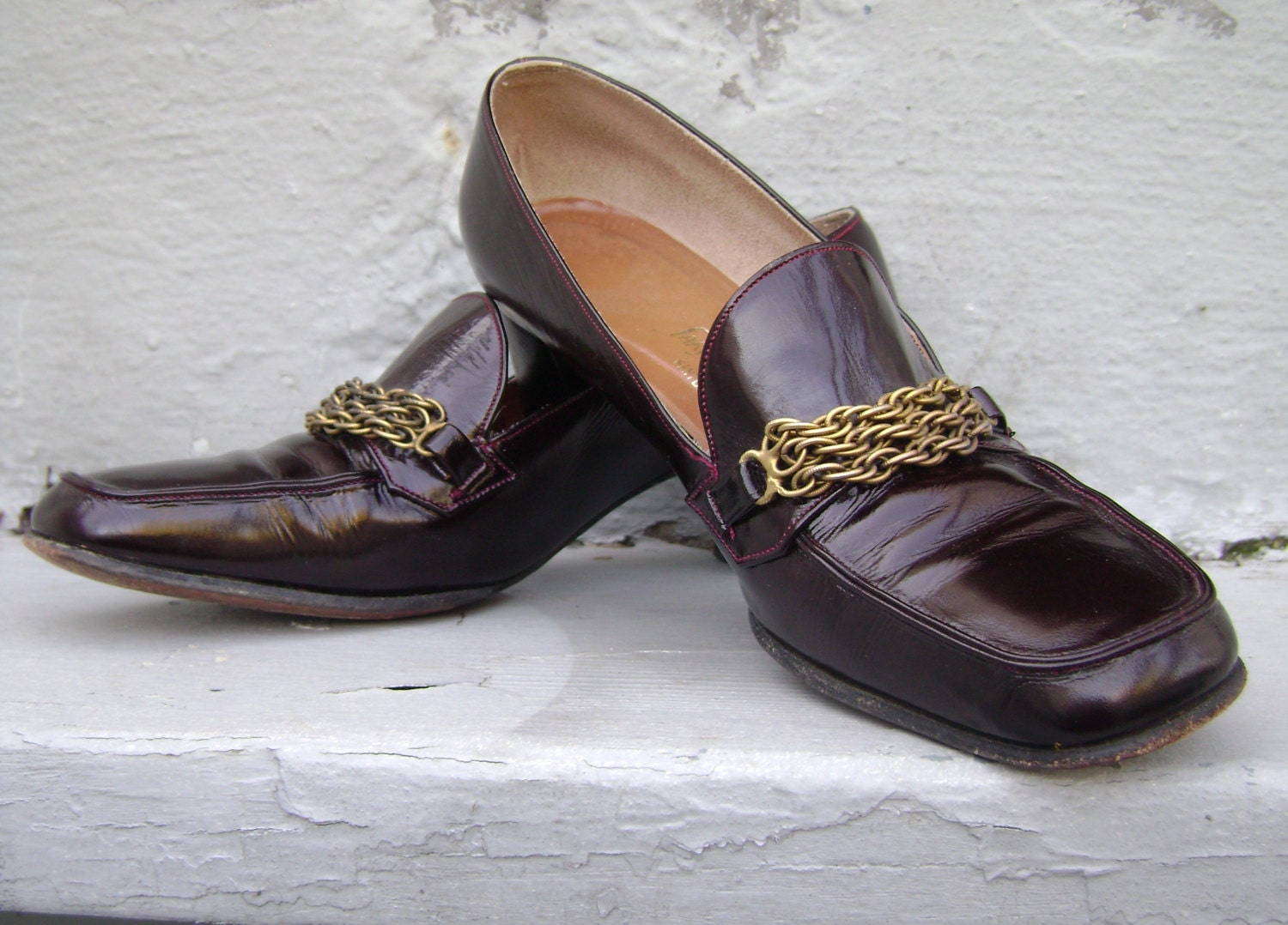 Vintage Saks Fifth Avenue Shoes Sz. 8 Leather Fenton by