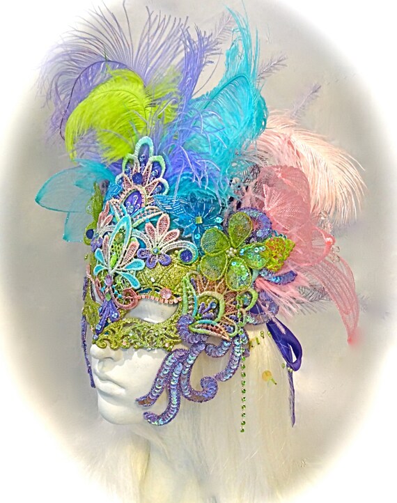 Daria's Confection Mask Masquerade Mask by Marcellefinery on Etsy