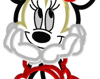 Minnie Mouse - Embroidery Machine Design - Applique - Instant Download - David Taylor Digitizing