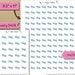 Contact lens stickers Printable. For Erin Condren Planner.