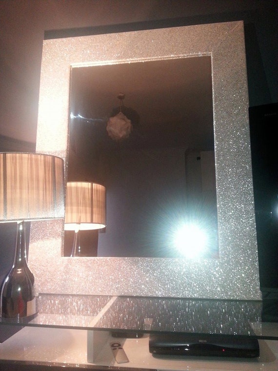 Glitter Framed Mirror Dazzling Glitter Framed Mirror