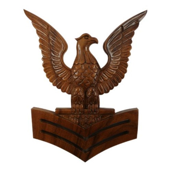 US Navy E-6 Petty Officer First Class Insignia Plaque