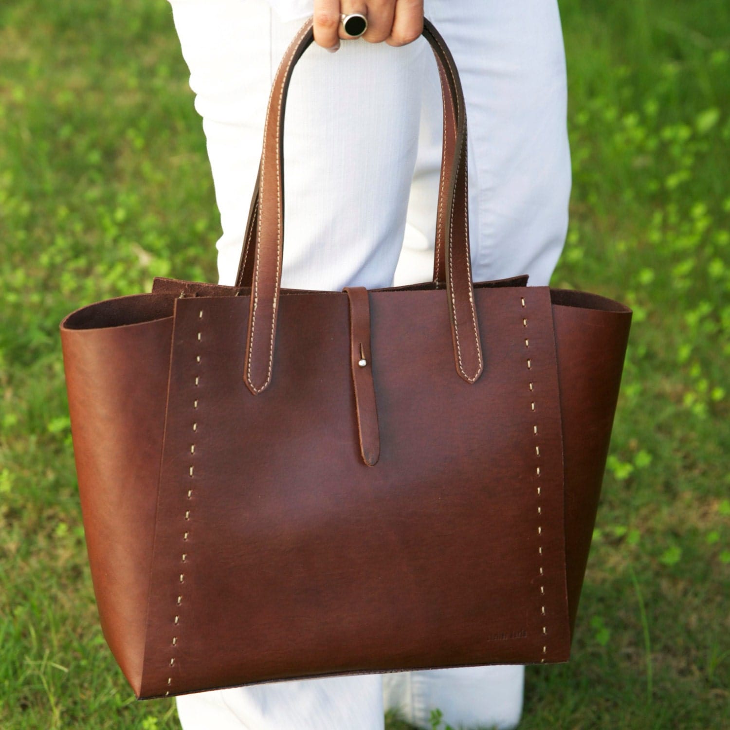 next brown leather bag