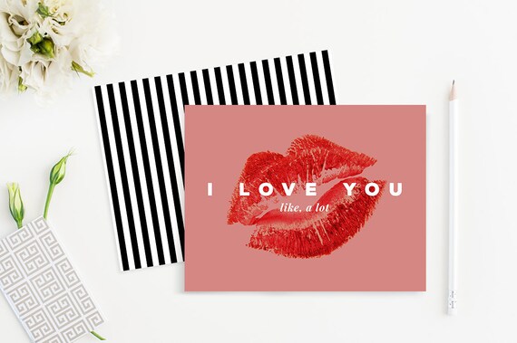 Fresh 55 Love You Card Template