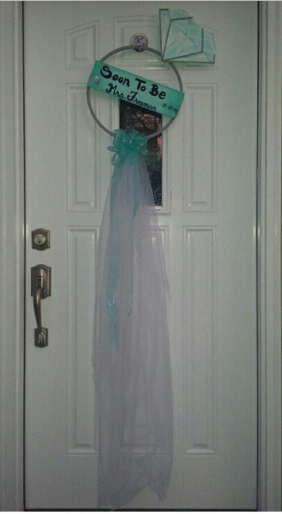 Wedding/bridal shower door decor/wreath